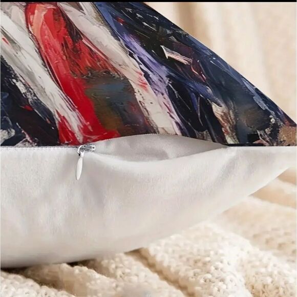 Trump Pillow with Removeable Zippered Digital Printed Pillow Case 18" x 18" - Picture 4 of 4